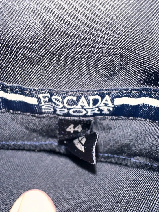 Escada Sport Classic Straight-Leg Black Pants size 44 (US size 12/14) - Picture 4 of 5